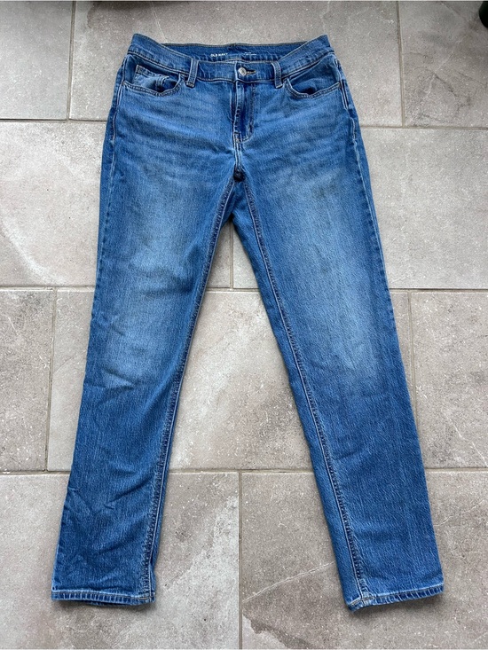 Old Navy Denim - Old Navy Blue Straight-Leg Women's Jeans